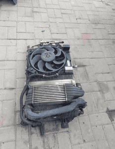 Opel Atra H Zafira B 1.3 1.7 cdti chłodnica wody wentylator intercooler 13128926 13128925 1