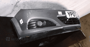 Zderzak przód przedni opel astra h 3 iii gtc kod kolor Z155 szary + halogeny 6