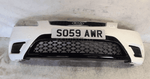 $ ZDERZAK PRZÓD PRZEDNI DO KIA RIO II 2 LIFT FL GRILL BIAŁY 1