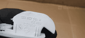 Słonecznik osłona przeciwsłoneczna lewa Skoda Roomster 5J1857551 4