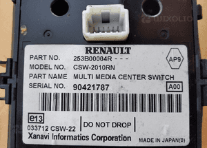 Renault Scenic III 3 panel sterowania nawigacji media switch navi 2