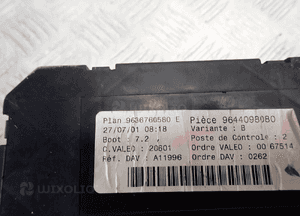 STEROWNIK MODUŁ BSI PEUGEOT 307 9644098080 RADOM 3