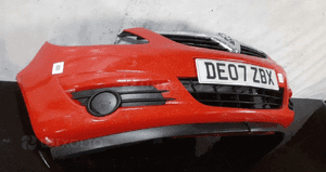 Zderzak przód przedni do opel corsa d Y547 czerwony 2