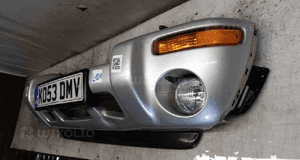 } ZDERZAK PRZÓD PRZEDNI DO JEEP CHEROKEE 3 III PRZED LIFT SREBRNY HALOGENY 4