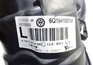 Lampa przód lewa vw polo iv 6Q1941007AF eu 7