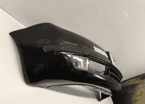} ZDERZAK PRZÓD PRZEDNI SKODA FABIA I 1 9910 CZARNY HALOGENY 2
