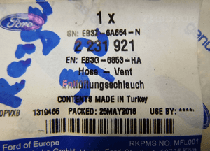 FORD RANGER IV 4 3.2 RURA WĄŻ PRZEWÓD WODY 13
