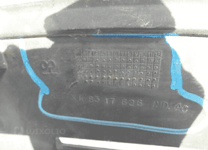 JAGUAR X TYPE PŁYTA OSŁONA POD ZDERZAK 3