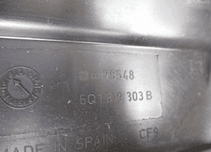 NAGRZEWNICA VW POLO 6R SKODA FABIA II 6Q0819875 7