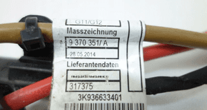WIĄZKA INSTALACJA TYLNEJ OSI BMW 7 G11 G12 15-22 9366334 5