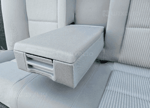 Fotele Elektryczne S-Line Welur Jasne Platin Hell Kanapa Nieskładana Niepodgrzewane Audi A4 B6 B7 Sedan Komplet 29