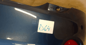 $ ZDERZAK TYŁ TYLNY DO FORD FIESTA MK6 VI LIFT FL HB NIEBIESKI 2