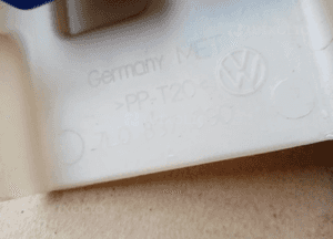 Zamek drzwi prawy przód 9 PIN VW Touareg 3D1837016 3