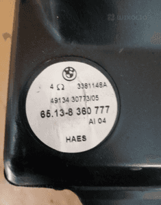 Głośnik lewy tył tylny BMW E39 8360777 4