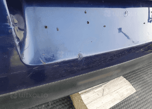 Zderzak Tył Tylny LB5N Niebieski Podswietlanie Tablicy Lampki Spojler VW Golf IV 4 9