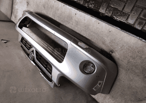 ^ ZDERZAK PRZÓD PRZEDNI OPEL AGILLA LIFT FL Z157 SREBRNY HALOGENY 4