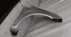 * BŁOTNIK PRZÓD PRZEDNI PRAWY OPEL CORSA D Z157 SREBRNY 3
