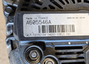 Peugeot 307 407 Citroen C3 C4 1.6 HDI alternator CL15 9646321880 9646321780 14