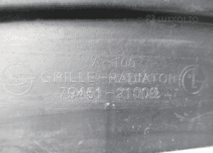 Grill gril atrapa ssangyong rodius i 2004-2008 7