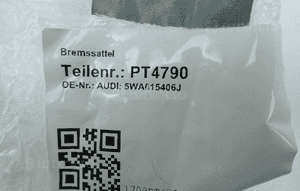 ZACISK HAMULCOWY PRAWY TYŁ VW GOLF VIII 5WA615406J 5