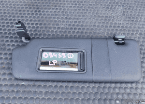 Daszek 8E0/1857551 8E0/2857552 8E0857562 Słonecznik Czarne S-Line Oslona Przeciwsloneczna Podświetlane Haczyk Lewa Prawa AUDI A4 B6 B7 3