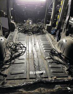 MERCEDES viano 639 wiązka instalacja wnętrza 2x elektryczne drzwi full 2