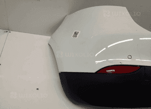 } ZDERZAK TYŁ TYLNY RENAULT MEGANE III 3 OV369 BIAŁY PDC CZUJNIKI 5D 5 DRZWI HB 6