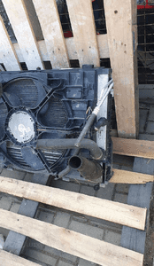 BMW E60/E61 5 Seria 3.0D 530D CHŁODNICA wentylator KOMPLET oryginał DIESEL 5