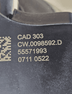 Opel Astra J 4 IV 2.0 CDTI kolektor ssący nastawnik kolektora 55571993 4