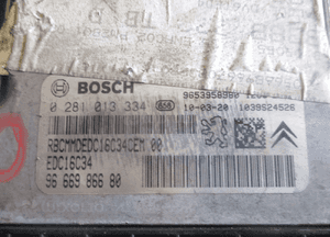 STEROWNIK SILNIKA PEUGEOT CITROEN 1.6 0281013334 5