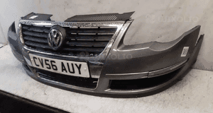 } ZDERZAK PRZÓD PRZEDNI VW VOLKSWAGEN PASSAT B6 LA7T SZARY 3