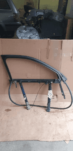 Mechanizm podnośnik szyby ramka lewy przód Audi A4 B6 8E0837629 6