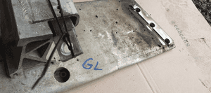 Łapa podpora skrzyni biegów Mercedes GL X166 W166 A1662410047 8