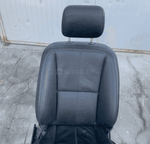 MERCEDES s 221 fotel przedni czarny skórzany lewy prawy grzany 4