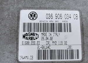Komputer sterownik silnika Skoda Fabia I 1.4 16V 036906034CB 4