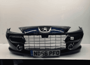 } ZDERZAK PRZÓD PRZEDNI PEUGEOT 307 LIFT FL KPLD GRANAT GRANATOWY HALOGENY 1