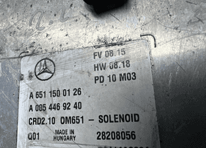 MERCEDES E 212 207 C 204 komputer ECU OM 651 klucz A 6511500126 2