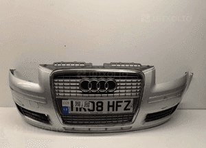 ^ ZDERZAK PRZÓD PRZEDNI AUDI A3 8P LIFT FL LY7W SRERBNY 1