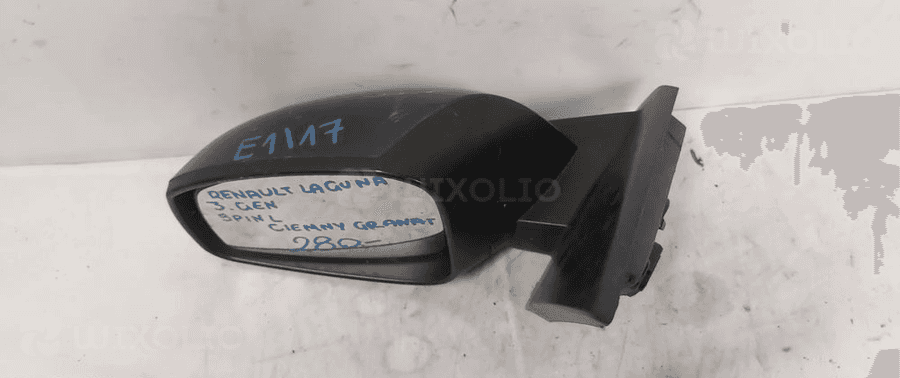 Lusterko elektryczne renault laguna 3.GEN lewe 9PIN ciemny granat 2