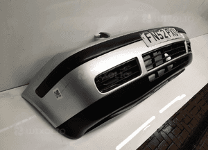 ^ ZDERZAK PRZÓD PRZEDNI DO VOLKSWAGEN VW GOLF IV 4 LA7W SREBRNY 5