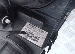 VOLVO S60 V70 00-04 REFLEKTOR LAMPA PRAWA 8620687 RADOM 3