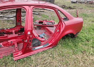 Błotnik Ćwiartka Poszycie Słupek Próg LZ3F LEWY Lewa Tyl Tylny Audi A4 B7 Sedan 4