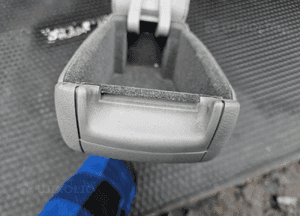Podlokietnik 8E0864207D Lokiec Schowek Klapa Zawias Welur Jasny Platin Hell AUDI A4 B6 B7 20