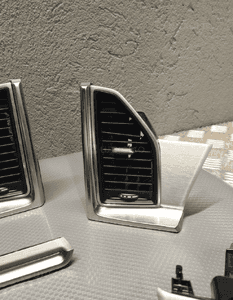 Porsche macan 95B listwy ozdobne dekory aluminium 7
