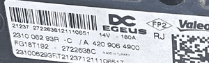 ALTERNATOR RENAULT DACIA 231006293R ORG FV 4
