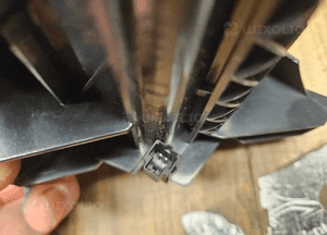 Popielniczka 2 DIN 8E0857951J 03S Klapka Wklad Carbon Srebrna Rybia Luska Audi A4 B6 B7 24