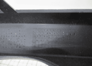 Dokładka tylna dyfuzor tylny zderzaka citroen DS3 2010-2016 9