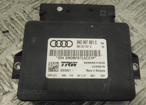 A5 8T MODUŁ HAMULCA RĘCZNEGO 8K0907801C A4 B8 1