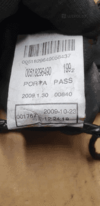 Wiązka instalacja drzwi prawy przód przednia prawa Fiat Punto Evo 00518296490 9