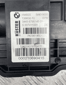 Bmw F15 mechanizm elektryczny hamulca hamulec ręczny linki 6795145 10